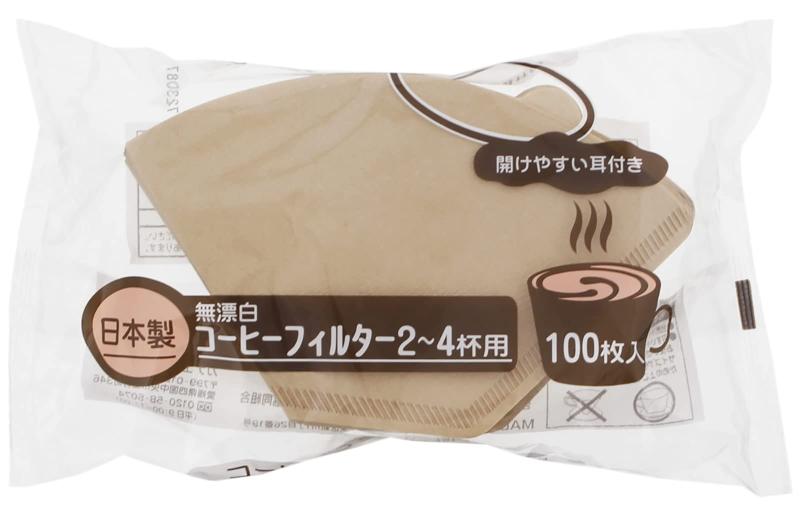 樂天商城 - 全家協 コ―ヒーフィルター 無漂白 プロリーブコーヒーフィルター 2~4人用 日本製 ブラウン