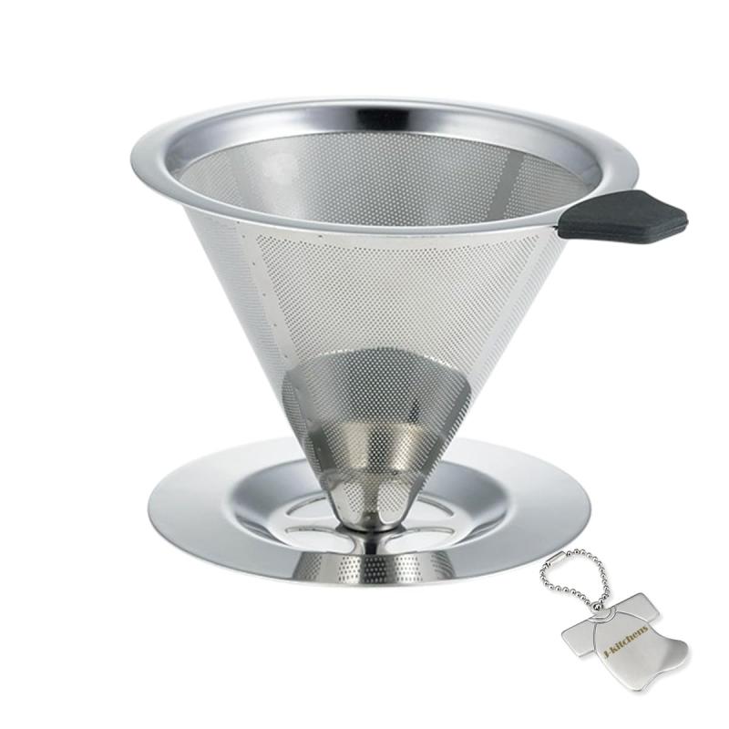 乐天商城 - J-kitchens Harmony フィルター 不要 コーヒー ドリッパー ステンレス 製 1～2人用 オリジナルタグ付