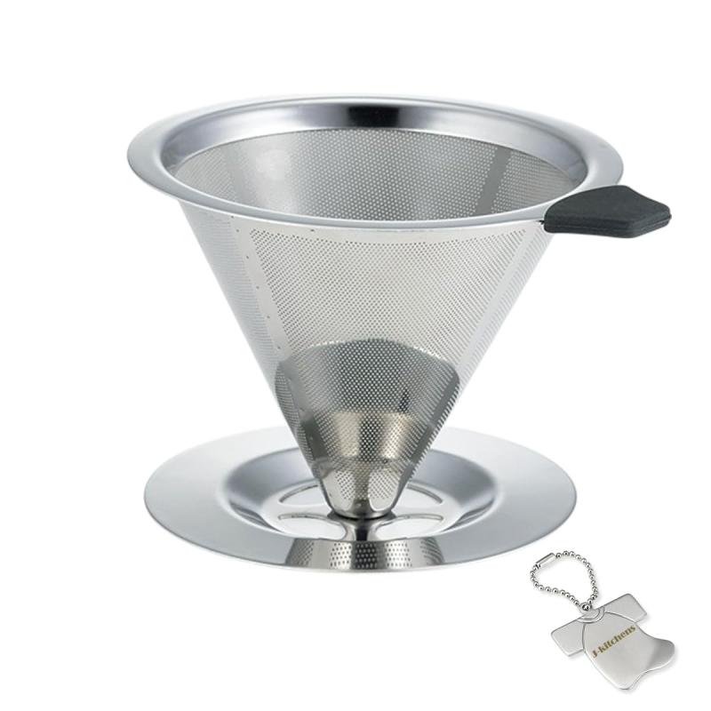 Rakuten - J-kitchens Harmony フィルター 不要 コーヒー ドリッパー ステンレス 製 2〜4人用 オリジナルタグ付