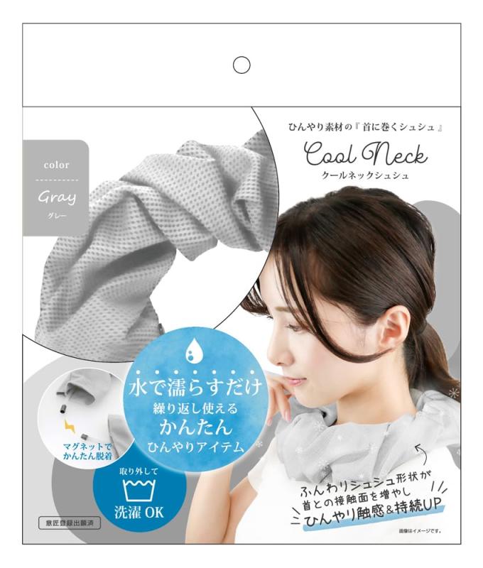 トレードワン(TRADE ONE) クールネック シュシュ 水でぬらすだけ