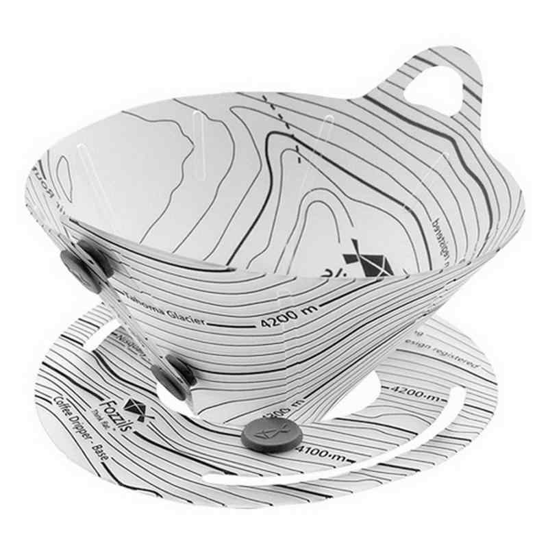 Fozzils コーヒードリッパー スナップフォールド ホワイト 130×140×105mm 1899079/295-22021