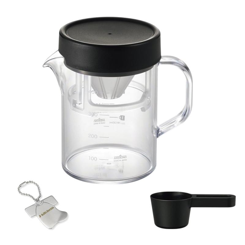 Rakuten - J-kitchens Harmony アウトドア コーヒードリッパー 付き サーバー コンパクト ブラック 日本製 コーヒー 400ml オリジナルタグ付
