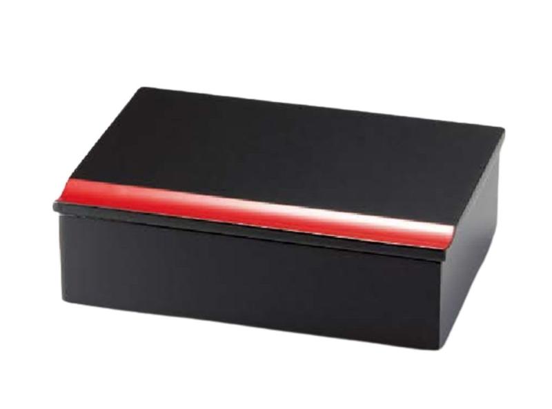 樂天商城 - J-kitchens 行楽弁当箱 （ 弁当箱 ） 日本製 木製 匠重 黒内朱 （1組) 21.5cm 漆塗り 手塗り お正月