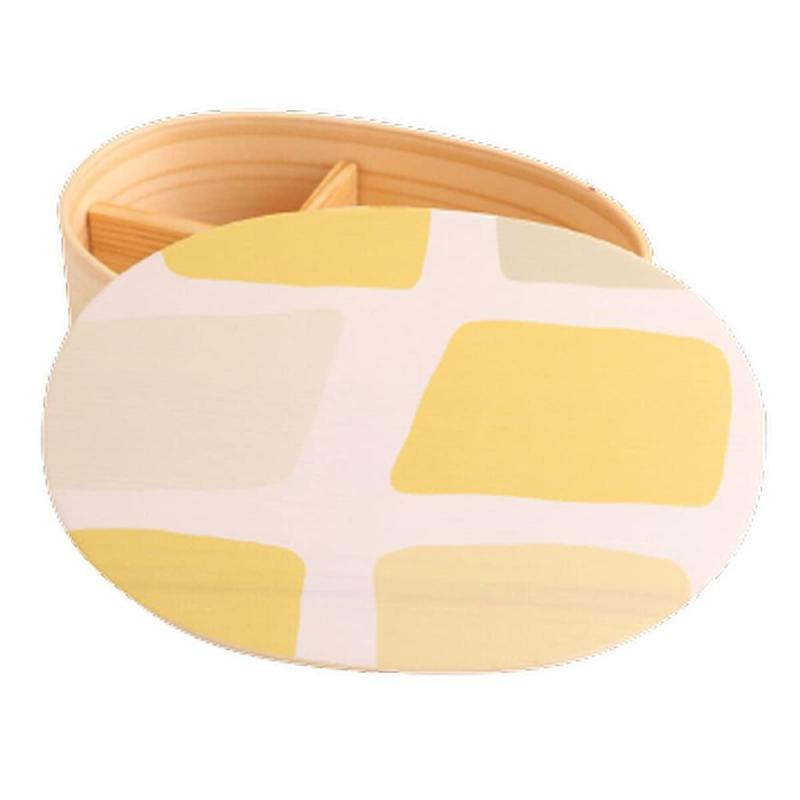 Rakuten - j-kitchens ごはんが固まりにくい 機能付き 弁当箱 17.5cm × 11.3cm × 6.3cm 500ml ウレタンコーティング/絵：蒔絵調紀州加工