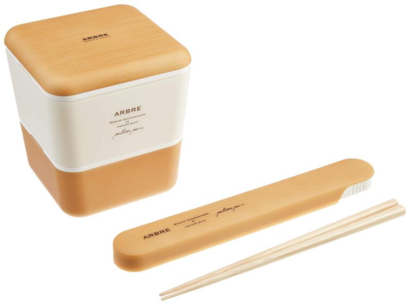 Rakuten - ARBRE スクエアネストランチ&木目箸箱セット メープル 276864