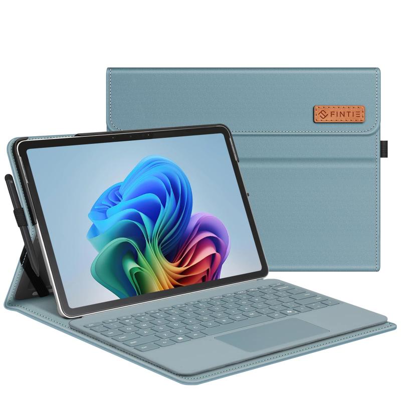 Rakuten - Fintie Microsoft Surface Pro 12 ケース カバー 2025年モデル タブレットケース 全面保護 薄型 スタンド機能 マルチ視角 PU レザー ポケット付き ペンホルダー付き 収納性