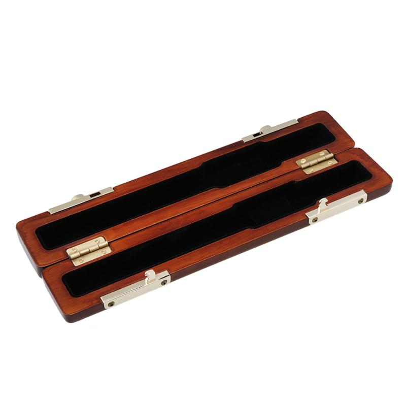 フルート頭部管ボックス 収納ケース 木管楽器アクセサリ 保存 防塵 25.5x4.6x3cm ...