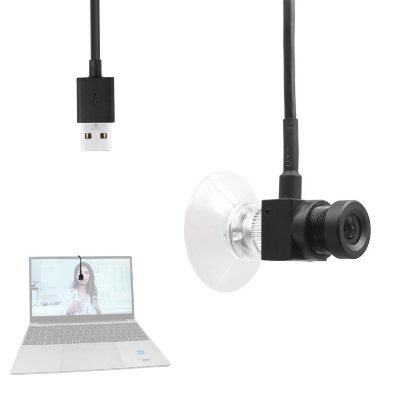WEBカメラ ウェブカメラ HD1080P 80°広角目線が合う 小型 中央画面に固定された吸盤付き 200万画素 パソコンカメラ skype、Zoom会議用PCカメラ 内蔵マイク
