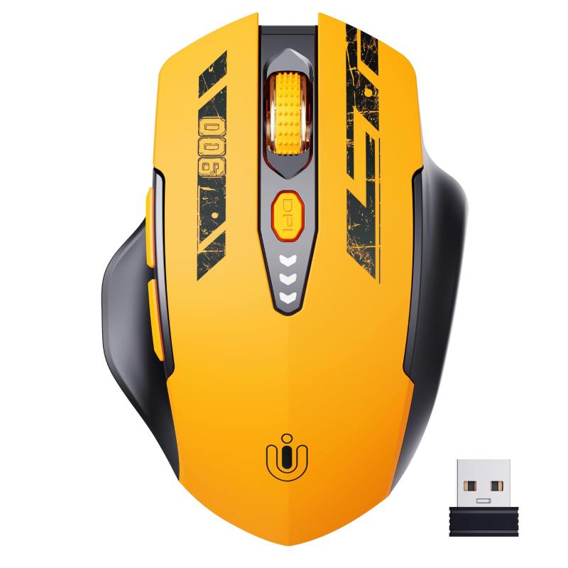 マウス 無線 2.4GHz 静音 ワイヤレスマウス Type-C 充電 パソコンマウス 戻る/進むボタン搭載 4段階DPI切替 ゲーミングマウス 光学式 高感度ミング iPad/PC/Windows/ChromeOS対応