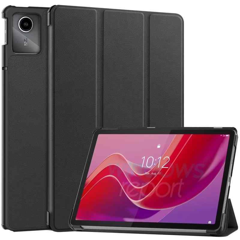 対応 LAVIE Tab T11 T1155 PC-T1155 11インチ ケース カバー 薄型 スタンド機能付き 三つ折 マグ bambooec-10079993 バンブ サンプル画像3