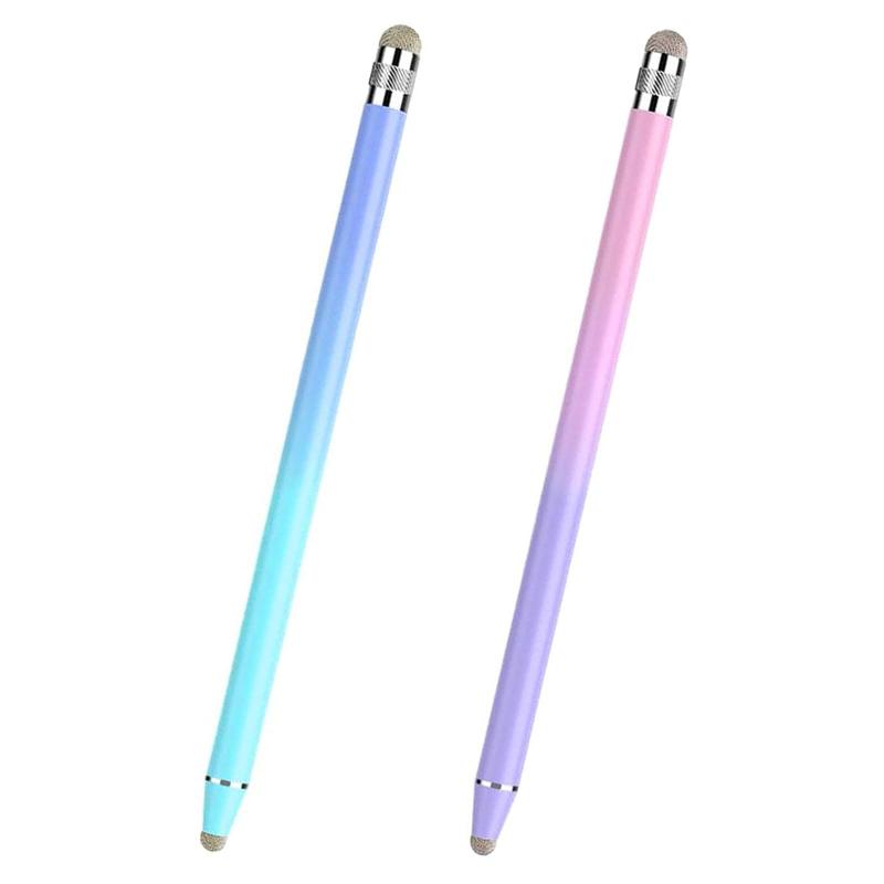 LIANHATA 2 in 1 タッチペン 2本 充電不要 超高感度タ極細