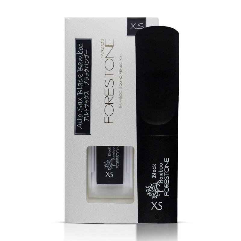 FORESTONE フォレストーンリード Black Bamboo アルトサックス用 【硬さ：XS エクストラソフト】従来の素材にカーボン繊維を加えたモデルカーボンの持つ高い弾性により、息へのより速い反応が実現