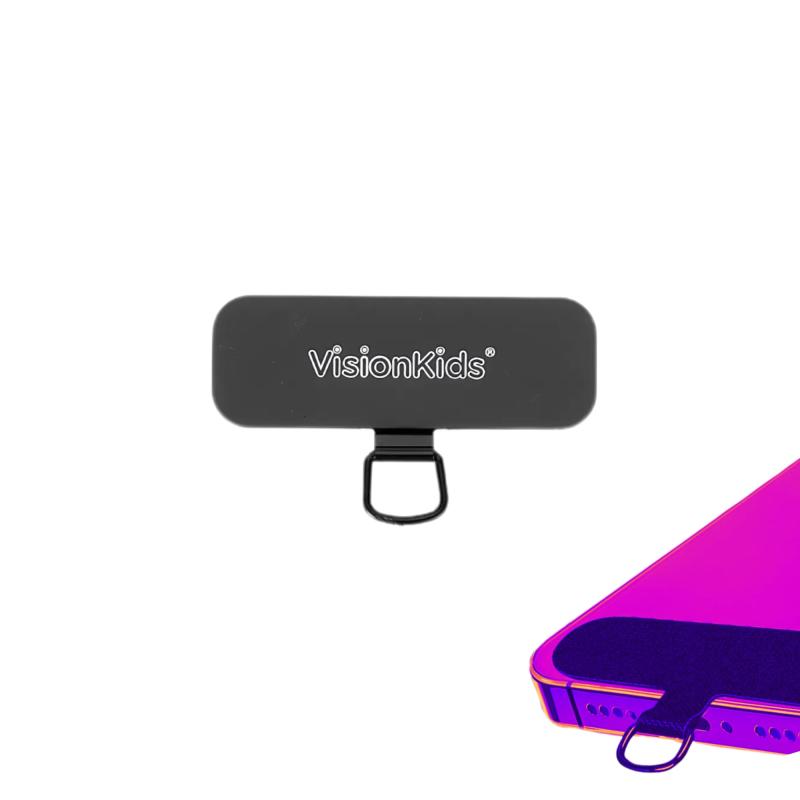 Rakuten - VisionKids ストラップホルダー【高精度レーザー加工】 スマホ ストラップホルダー 極薄0.17mm・超軽量1.8gの金属製Dリング採用 携帯ストラップホルダー 落下防止 首掛け 斜めがけ 肩掛け 首か