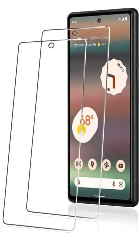 【2枚セット】適用 Google Pixel 6A ガラスフィルム 指紋認証対応 Pixel 6A 強化ガラス フィルム日本素材製 液晶保護フィルム 画面保護 ガラスカバー 極薄0.33mm 高透過率 耐指紋 撥油性 2.5D ラウン