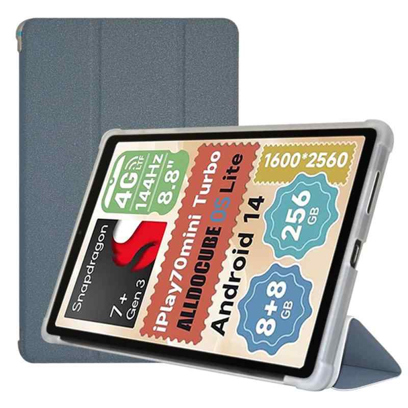 Rakuten - (2025発売)For ALLDOCUBE iPlay 70 mini Ultra 8.8インチ ケース 保護ケース 【SHANCHI】スタンド機能付き 薄型 超軽量 全面保護 高級PUレザー 傷防止 汚れ防止 耐久性