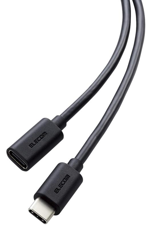 乐天商城 - エレコム USB Type C 延長ケーブル 1m USB2.0 480Mbps PD 60W対応 ブラック MPA-ECC10BK