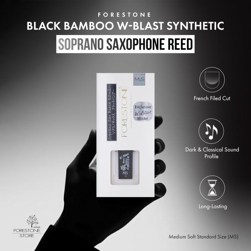 FORE フォレストーンリード Black Bamboo W-Blast ソプラノサックス用 硬さ： ミデ...