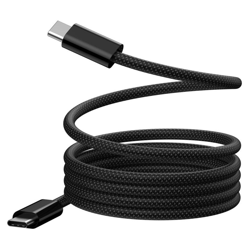 タイプC to C マグネットケーブル 磁力でまとまる 自動収納 60W PD充電 480Mbps ナイロン編み MacBook Pro/Air iPad Pro/Air などに対応 1M