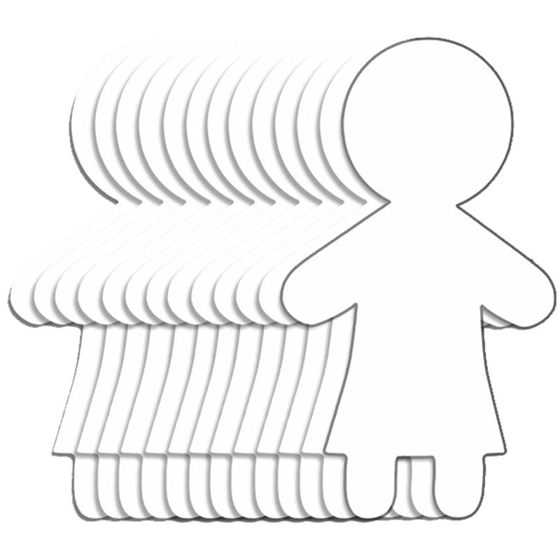 乐天商城 - EsiFare 空白の人々の切り抜き diy紙の切り抜き 切り抜き紙 教室の装飾の切り抜き 画用紙 diy紙の切り抜き 切り取れるDIYクラフト 手芸 絵画 教室 プレイルーム 幼稚園 子供部屋 誕生日パーティ