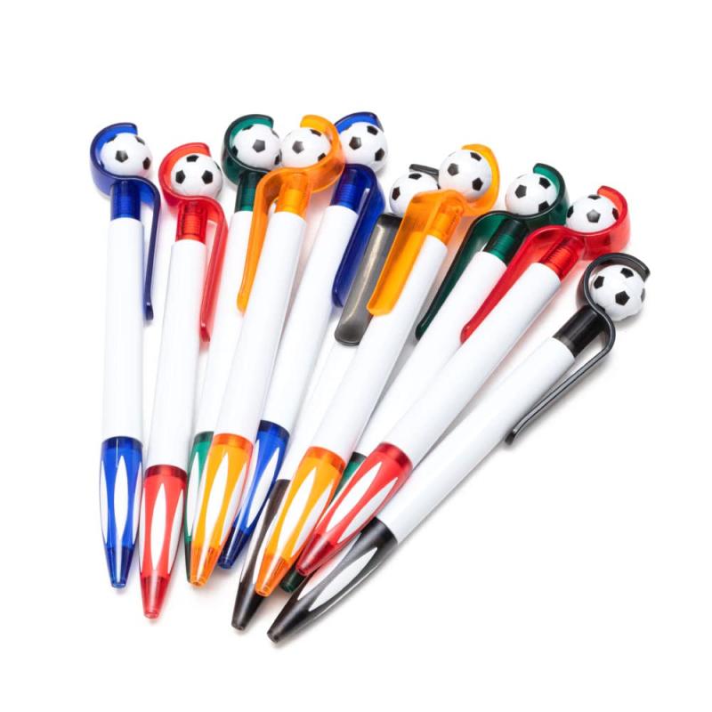 Rakuten - A-ITEM ボールペン（サッカー）10本セット 多色入り かわいい文房具 観戦 ゲーム サッカーボール スポーツ プレゼント