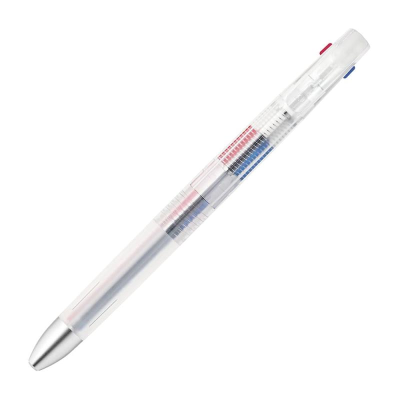 Rakuten - ゼブラ 多色ボールペン ブレン 3C ファインドメカニズム 0.5mm 3色 透明軸 B3AS88-FM-C