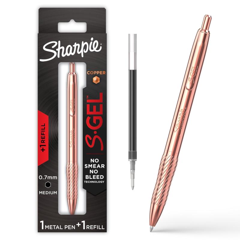 樂天商城 - Sharpie シャーピー Sジェル 0.7mm コッパー 黒インク ジェルペン 2214552