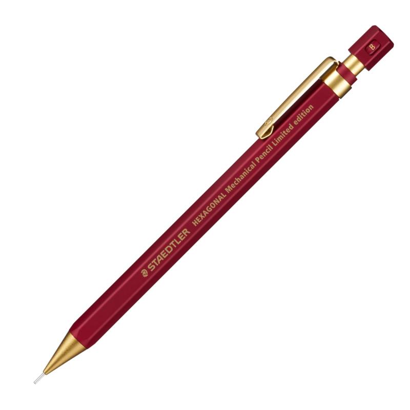 ステッドラー シャープペン ヘキサゴナルシャープペンシル 0.5mm バージョン3 アンティークレッド 92577-05L3