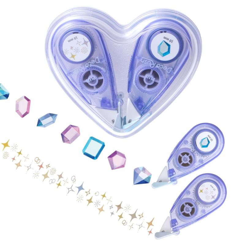 乐天商城 - プラス デコラッシュ ハートケースセット Jewelry set (宝石/かがやき) DC-080LM-2P 54-956