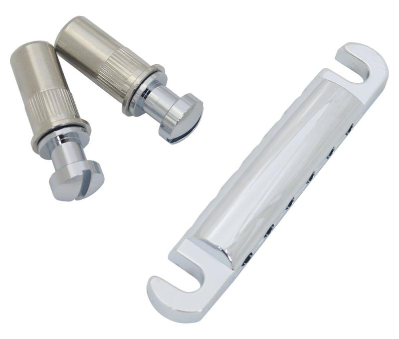 GOTOH ストップテールピース、クローム(PGE-101ZT-C) GE101Z-TC材質:亜鉛ダイキャストスタッドピッチ:82mmカラー:クローム