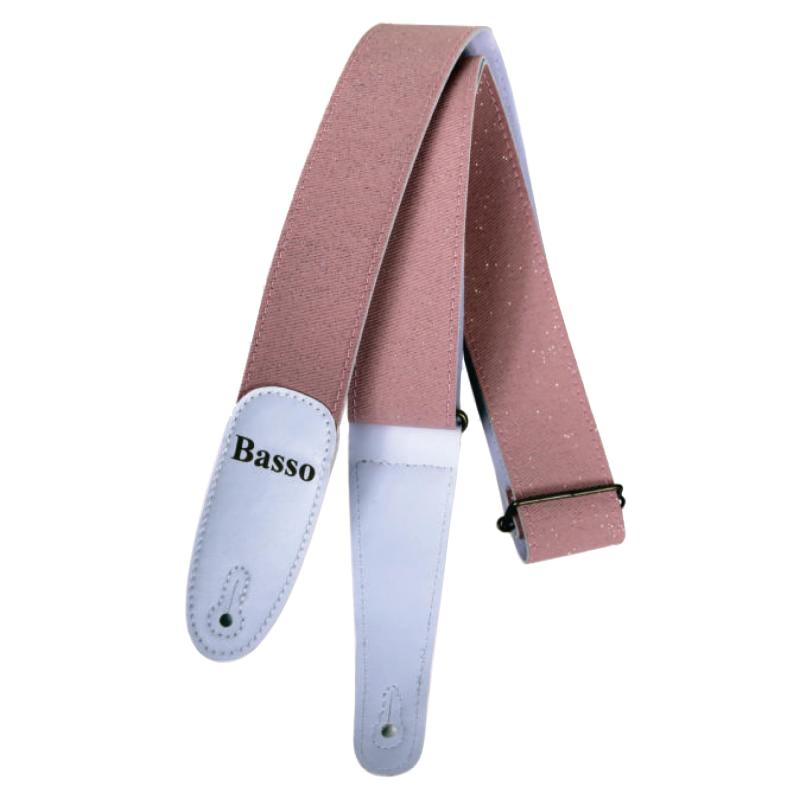 [バッソ] ギターストラップ EX 42 POROUS LIGHT PINK ダイアモンド・シリーズ ライトピンクギターストラップダイアモンド・シリーズ幅: 約50mmMAX: 約1450mmMIN: 約900mm