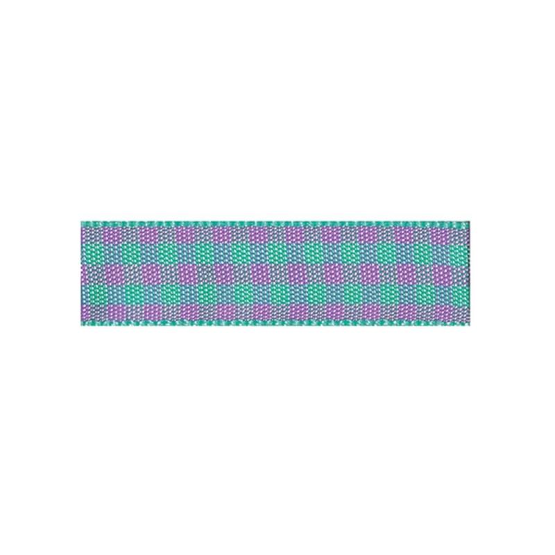 RibbonBon チェックタフタリボン #158 9mm幅 巻(30m) 5サイズ79色展開