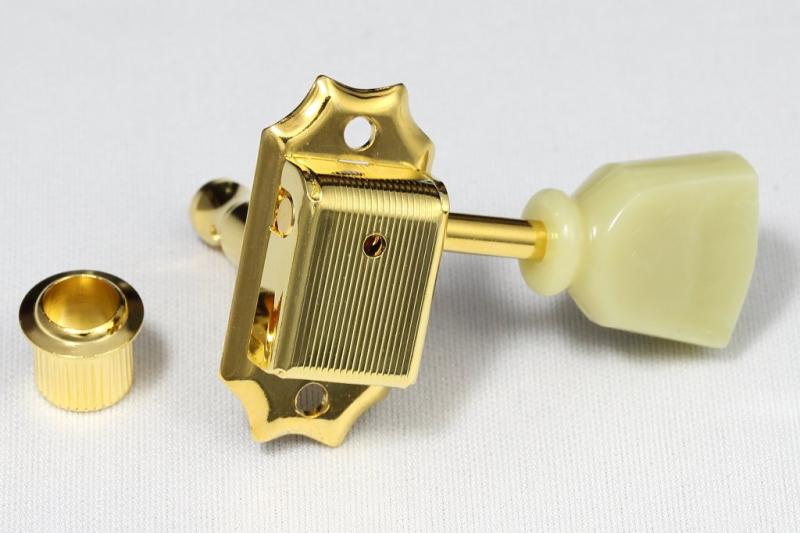 GOTOH クルーソンタイプ ギターペグ SD90 L3+R3 スタンダード軸 ゴールド ツマミ SL
