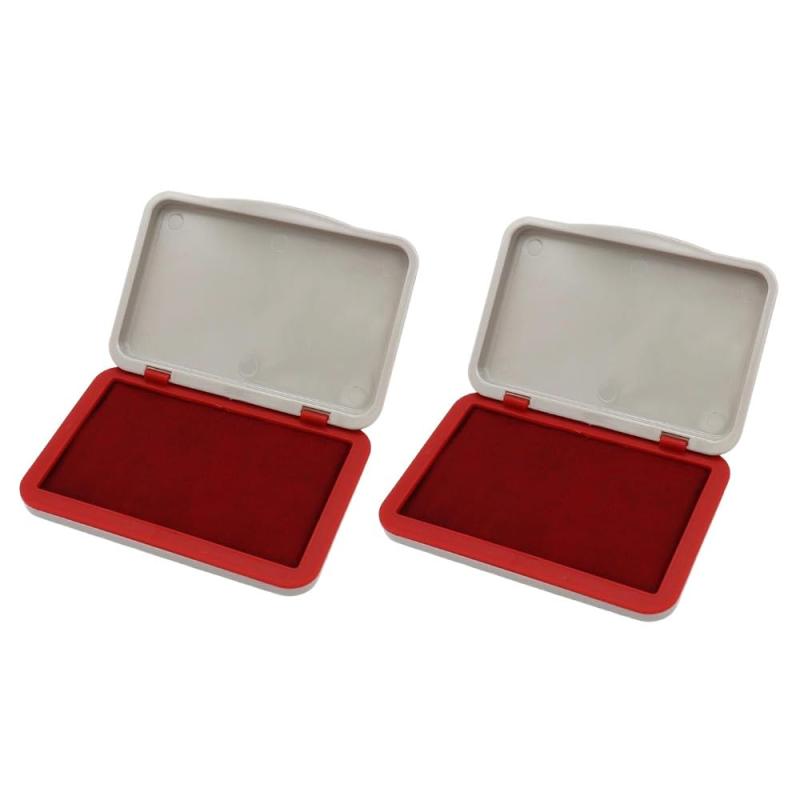 Rakuten - 【2個セット】サンノート シスタ スタンプ台赤 スタンプ 使用 方法 オフィス プレゼント 贈り物 記念品