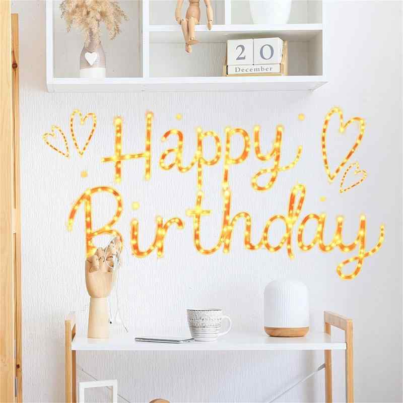 Hikosiya ウォールステッカー おしゃれ 誕生日 Happy Birthday 風船 旗 金色 剥がせる シール インテリア 飾り WP12 bambooec-10072473 バンブ サンプル画像2