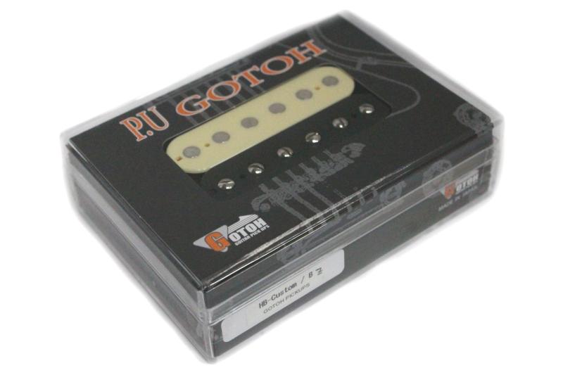 G Pickups 日本製 ハムバッカーピックアップ B-Custom ブリッジ用(リア用) ゼブラカラー GTPU-B-CTM-ZBR-B薄めのセラミックマグネットを採用し、程よいパワー感が特徴。ネック側はビンテージ感を残し、ブリッジ側は中高域に特徴を持たせたモデル。完全純国産の信頼性、古くはGRECOからFER JANやTOKAI、FERNDES等も採用DC.R / N ; 8.12KΩ , B ; 14.40KΩ　Magnet / Ceramic Bar　Neck / P=9.8 , Bridge / P=10.5ゼブラカラー リアポジション用