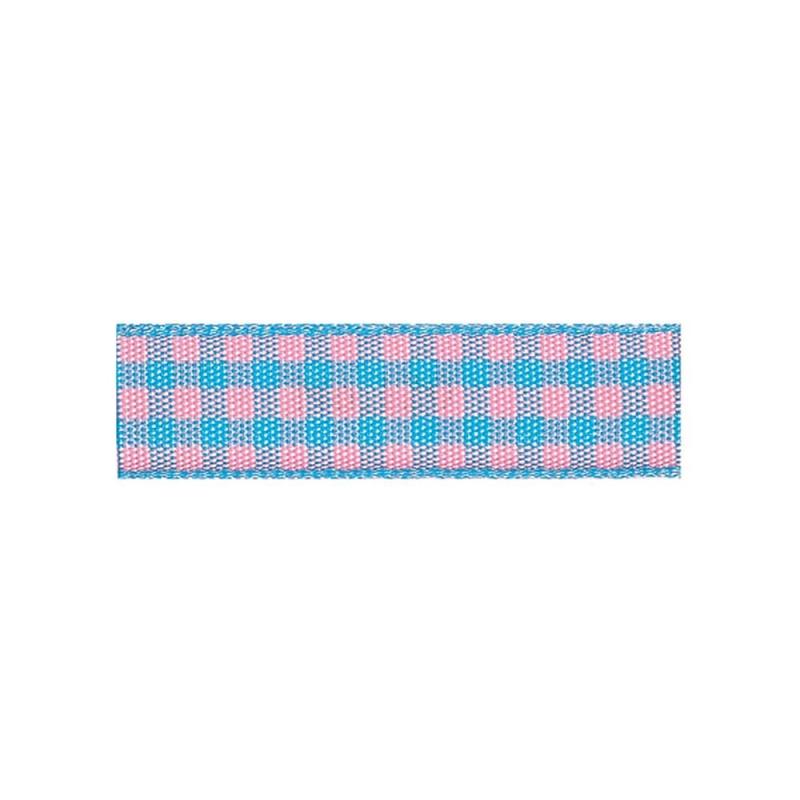 RibbonBon チェックタフタリボン #120 9mm幅 巻(30m) 5サイズ79色展開製造国:日本