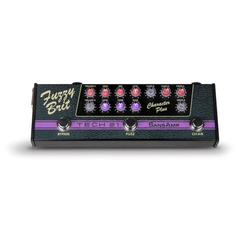 TECH21 エフェクター Sansamp Logo Character Plus Series FUZZY BRIT 