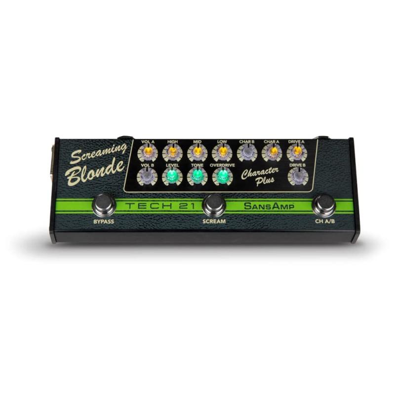 TECH21 エフェクター Sansamp Logo Character Plus Series SCREAMING BLONDE 