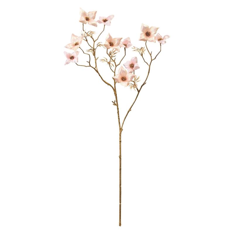 乐天商城 - 東京堂(Tokyodo) 造花 ビジューヤマボウシ ピンク 花径6～7×L68×W25cm 1入 FJ003134-002