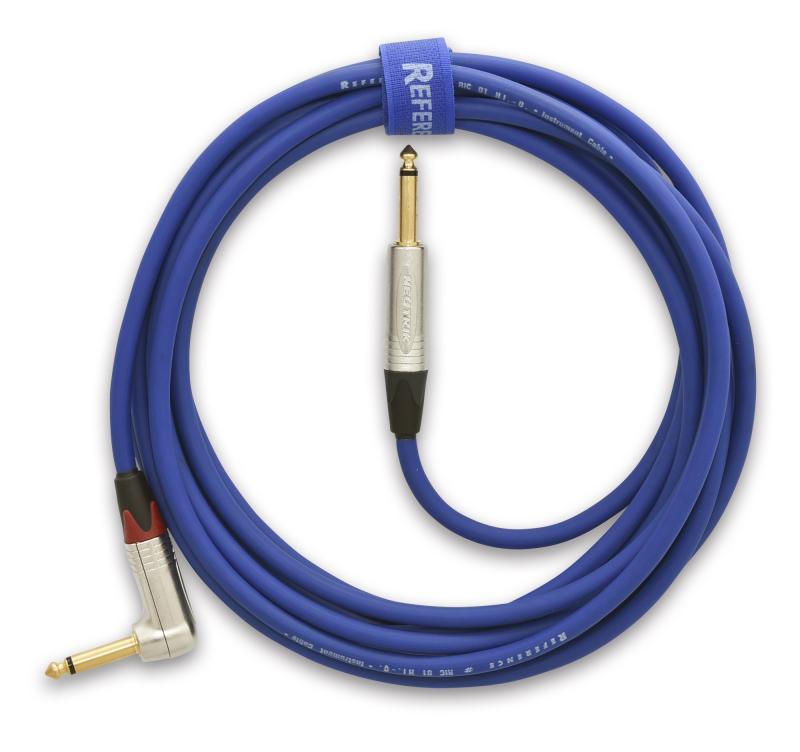 Reference Cables RIC 01 ライブ用 青 ストレート-L字 6m