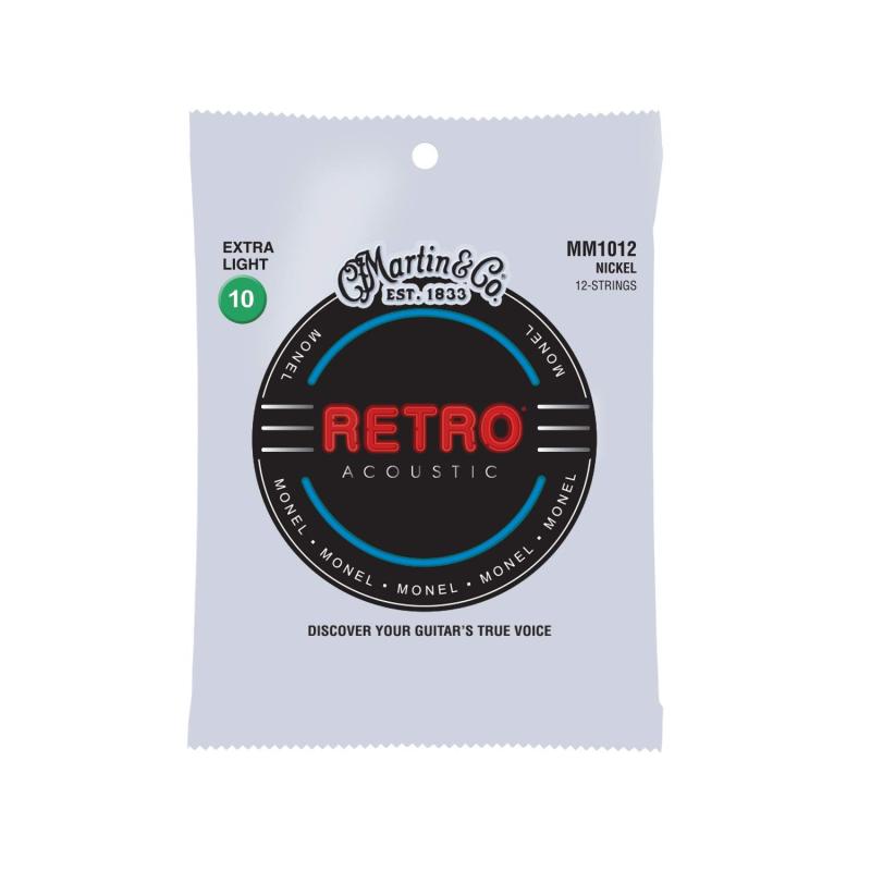 Martin Retro® Acoustic Guitar Strings MM1012 Extra Light 12-String アコースティックギター弦