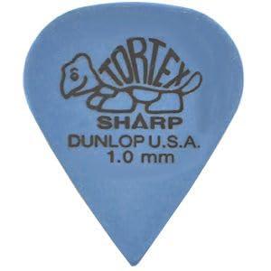 Jim Dunlop TORTEX SHARP Pick 24枚セット 1.00mm トーテックス シャープ ピック ＆ Musent Custom Players Pick 特典付き | 412B100-BLU-24P