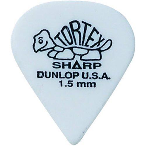 Dunlop Tortex Sharp ギターピック 1.50mm White 72 パック