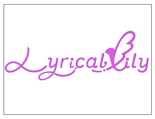 Rakuten - Lyrical Lily カッティングステッカー〈L〉ピンク