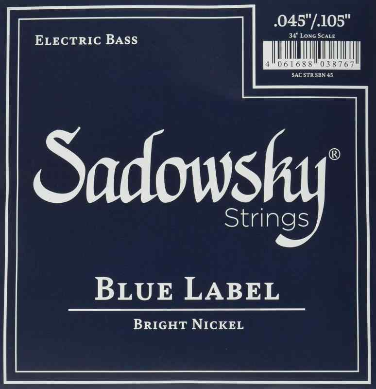 ブルーラベルベース弦 ニッケル弦 4弦 045-105 SBN45 Blue