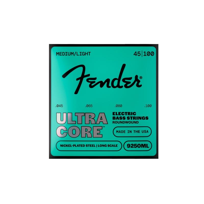 Fender フェンダー 9250ML UltraCore 9250 Roundwound Bass Strings 45-100 エレキベース弦