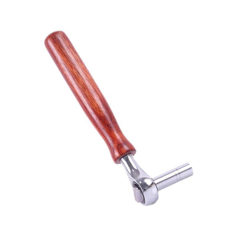 樂天商城 - iplusmile 古箏 琴 チューニングレンチ ラチェット式 17.5cm 木製ハンドル 無垢材 調律ハンマー 正逆回転 調弦 ペグレンチ 弦楽器 メンテナンス 楽器アクセサリー