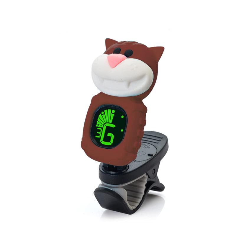 SWIFF スイフ クリップ式チューナー キャラクターチューナー キャット B72 CAT BROWNかわいいチューナー