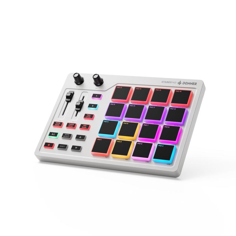 Donner MIDIコントローラー 16パッド STARRYPAD シリーズ