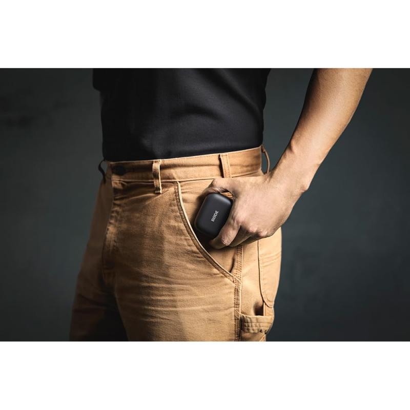 バンブのRODE Microphones ロードマイクロフォンズ ワイヤレス マイクロ USB-C ブラック スマートフォン用超小型マイク（USB-C接続） WIMICROC｜アングル2